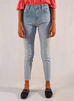 Cal�a Jeans Turmalina Cigarrete Flor de Lis  - Foto 1
