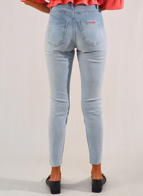 Cal�a Jeans Turmalina Cigarrete Flor de Lis  - Foto 2