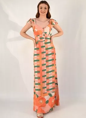 Vestido Longo Estampado Patch Reserva Natural  - Foto 1