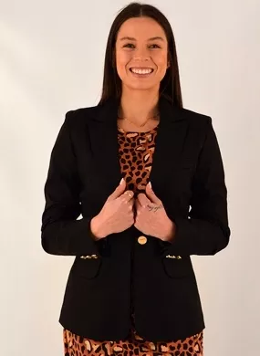 Blazer Alfaiataria Sarja Trappiche Cor Preto - Foto 4