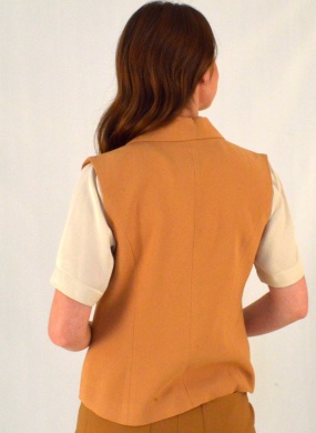 Colete Alfaiataria Cor Cru Mx Fashion - Foto 2