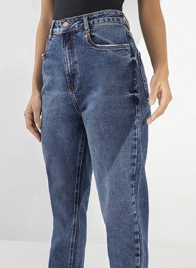 Cal�a Jeans Mom Super Alta Com Elasticidade Lez a Lez  - Foto 2