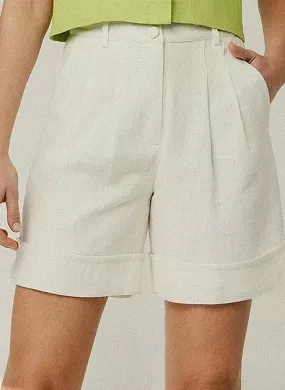 Shorts Alfaiataria Off White Mx Fashion - Foto 1