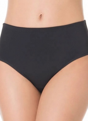 Calcinha Cintura Alta Refor�ada Liz Cor Preta - Foto 2