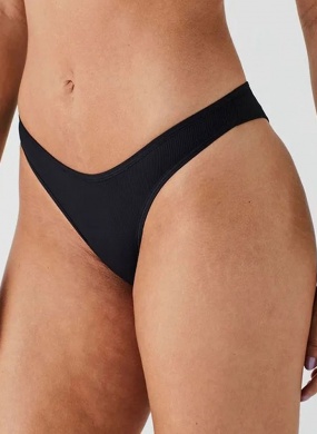 Calcinha Fio Dental Sport Deluxe Cor Preta - Foto 1