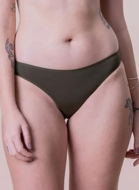 Calcinha Tanga Liz Cor Militar - Foto 1