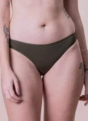 Calcinha Tanga Liz Cor Militar - Foto 1