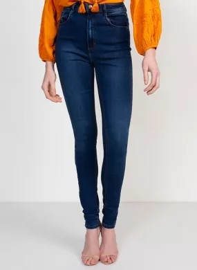 Calça Cristal Skinny Jeans Flor de Lis - Foto 1