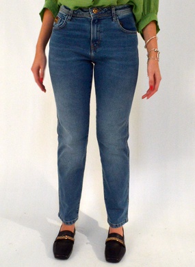 Cal�a Jean Rubi Straight Flor de Lis  - Foto 1