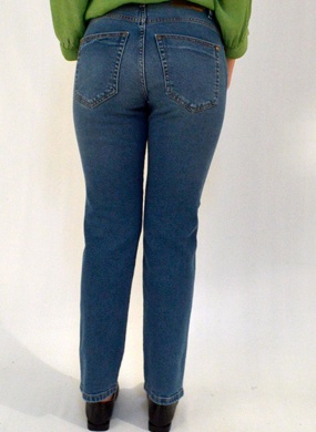 Cal�a Jean Rubi Straight Flor de Lis  - Foto 2