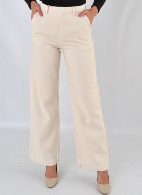 Cal�a Sarja Alfaiataria Cant�o Cor Off White - Foto 1