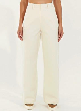 Cal�a Sarja Alfaiataria Cant�o Cor Off White - Foto 4