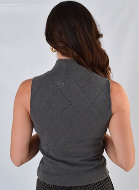 Regata Tricot Modal Casualli Cor Chumbo - Foto 3