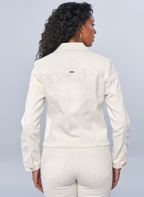 Jaqueta Sarja Off White Scalon  - Foto 3