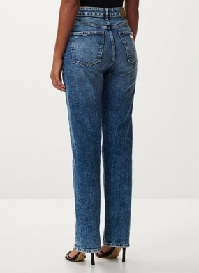 Cal�a Jeans Reta Slim Com Cintura Super Alta Lez a Lez  - Foto 3