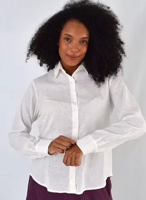 Camisa Viscolinho Tribeca Branca - Foto 1