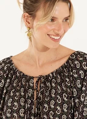 Bata Estampada Viscose Cantão - Foto 1