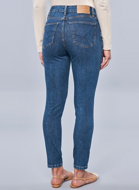 Cal�a Jeans Skinny Escura Scalon - Foto 2