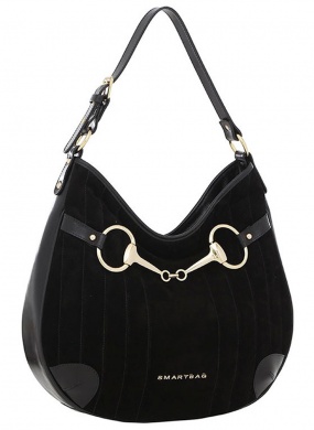 Bolsa Grande Couro Veneto Cor Preta Smartbag  - Foto 2