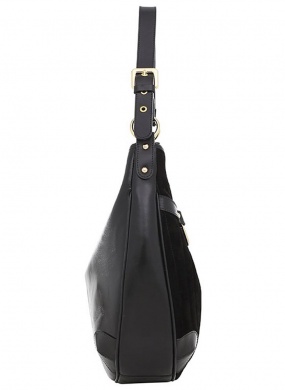 Bolsa Grande Couro Veneto Cor Preta Smartbag  - Foto 3