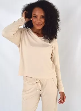 Blusa Viscose Cor Cru Declari - Foto 1