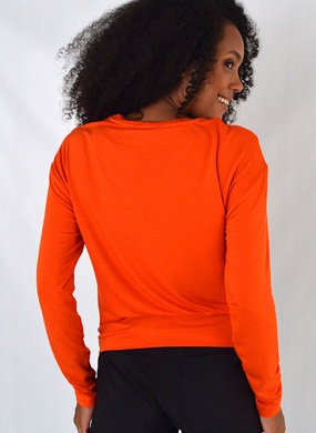 Blusa Viscose Cor Paprica Declari - Foto 2