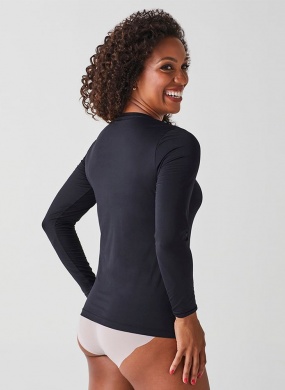 Blusa Segunda Pele T�rmica Bodycare Cor Preta Liz - Foto 3
