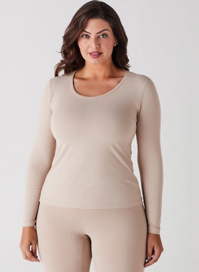 Blusa Segunda Pele T�rmica Bodycare Cor Mousse Liz - Foto 1