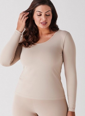 Blusa Segunda Pele T�rmica Bodycare Cor Mousse Liz - Foto 2