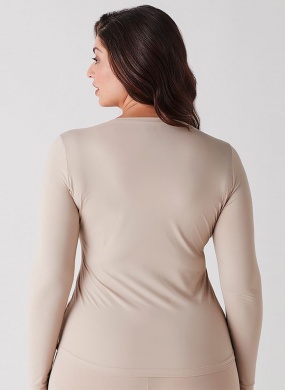 Blusa Segunda Pele T�rmica Bodycare Cor Mousse Liz - Foto 3