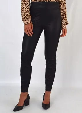 Legging PU Crocodile Preto Gatos e Atos - Foto 1