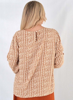Blusa Manga Longa Estampada Seiki  - Foto 2