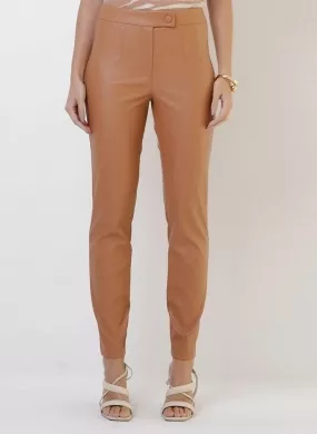 Calça Montaria PU Cor Caramelo Seiki - Foto 1