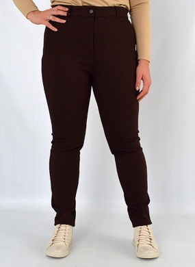 Cal�a Montaria Cor Cocoa Alpelo Plus Size  - Foto 1