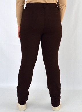 Cal�a Montaria Cor Cocoa Alpelo Plus Size  - Foto 4