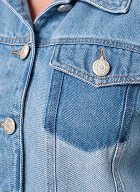 Jaqueta Jeans Claro Cropped Scalon  - Foto 2