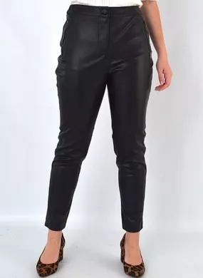Calça Skinny De Pu Cor Diamante Alpelo  - Foto 1