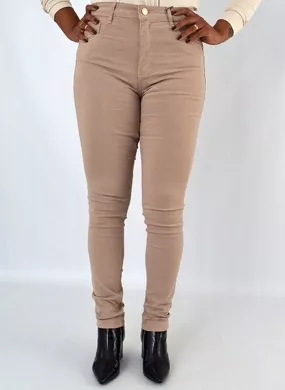 Calça Skinny Cor Cru Flor de Lis - Foto 2