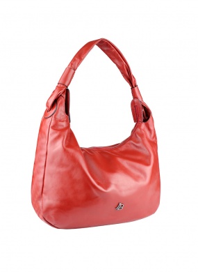 Bolsa Couro Grande Linea Bella Cor Vermelha - Foto 1