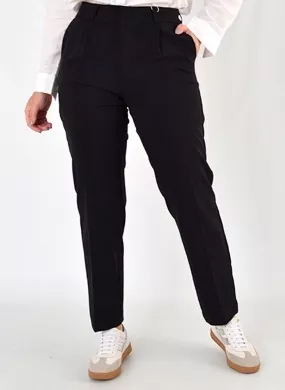 Calça Reta Alfaiataria Gatos e Atos Cor Preto - Foto 4