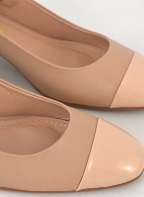 Slingback Couro Nude Tabita - Foto 4