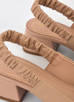 Slingback Couro Nude Tabita - Foto 5
