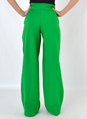 Cal�a Viscose Pantalona Verde Para�so Lucidez  - Foto 2
