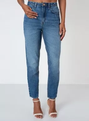 Calça Jeans Agata Cigarrete Reta Flor de Lis - Foto 1