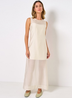 Vestido Longo Cor Areia Insp By Cheroy - Foto 1