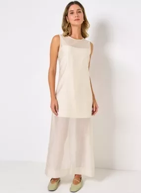Vestido Longo Cor Areia Insp By Cheroy - Foto 1