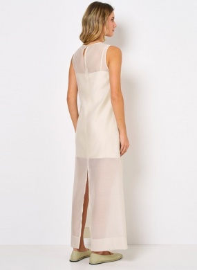 Vestido Longo Cor Areia Insp By Cheroy - Foto 3