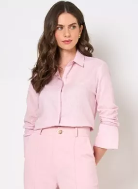 Camisa Cambraia Rosa insp By Cheroy - Foto 1