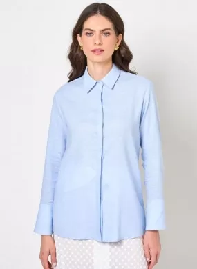 Camisa Cambraia Azul insp By Cheroy - Foto 1