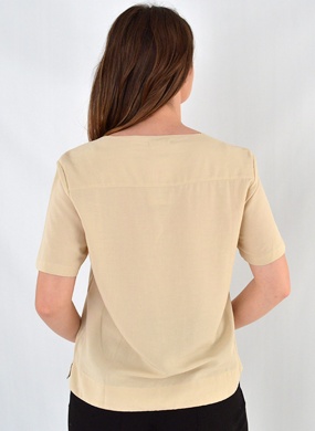 Blusa Linho Cor Cru Citt� - Foto 3
